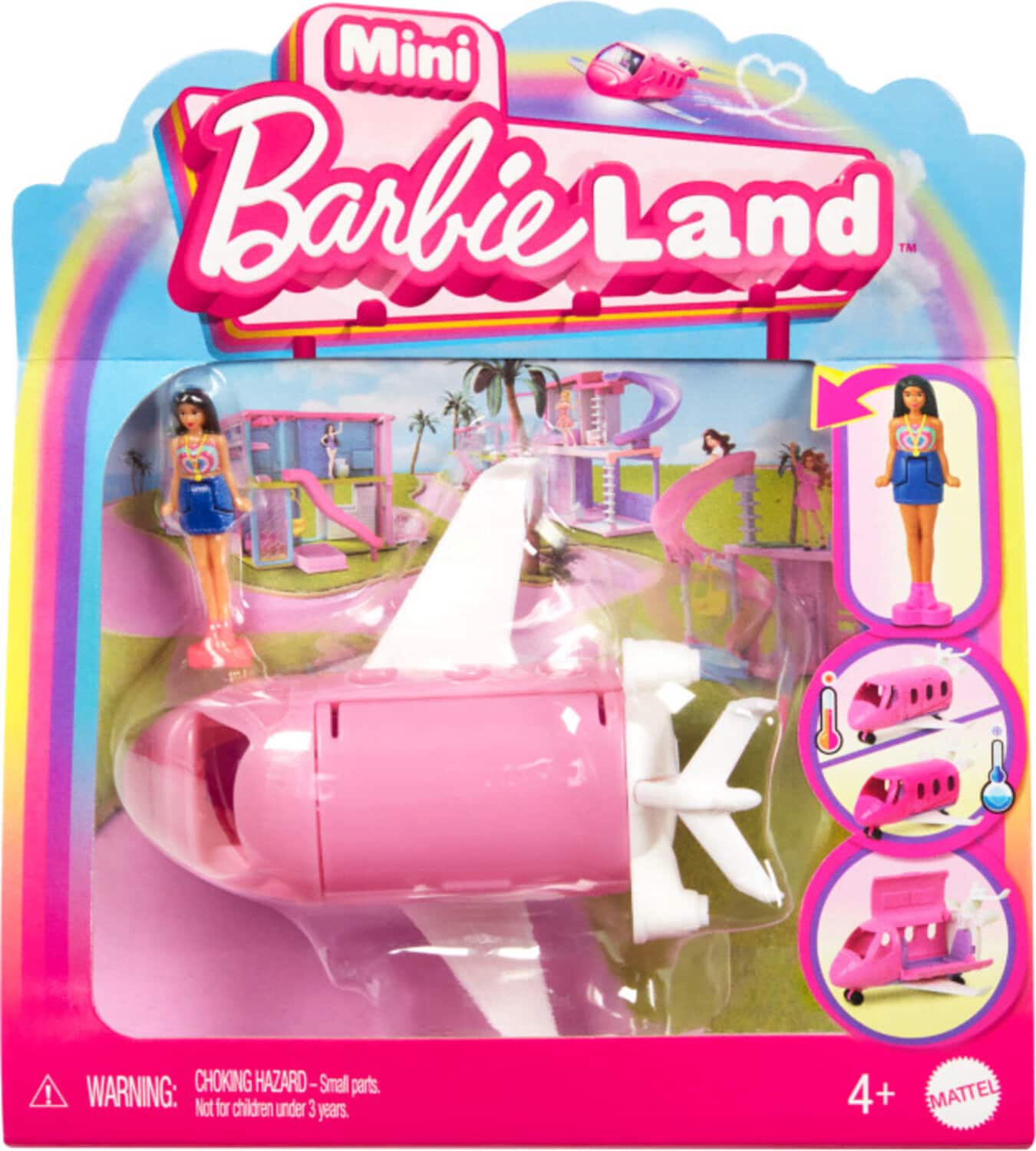 Mattel Barbie Mini BarbieLand Dreamplane Collectibles Multicolor