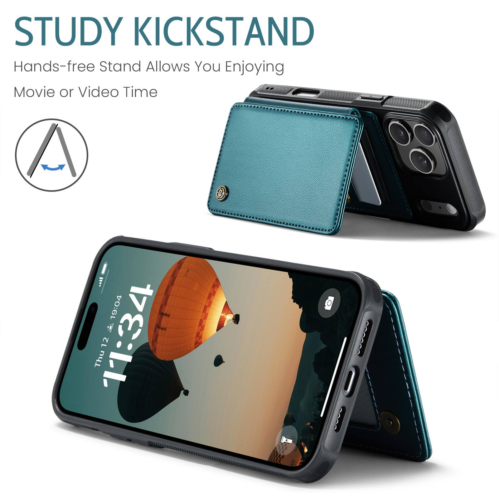 STUDY KICKSTAND  
Hands-free Stand Allows You Enjoying Movie or Video Time