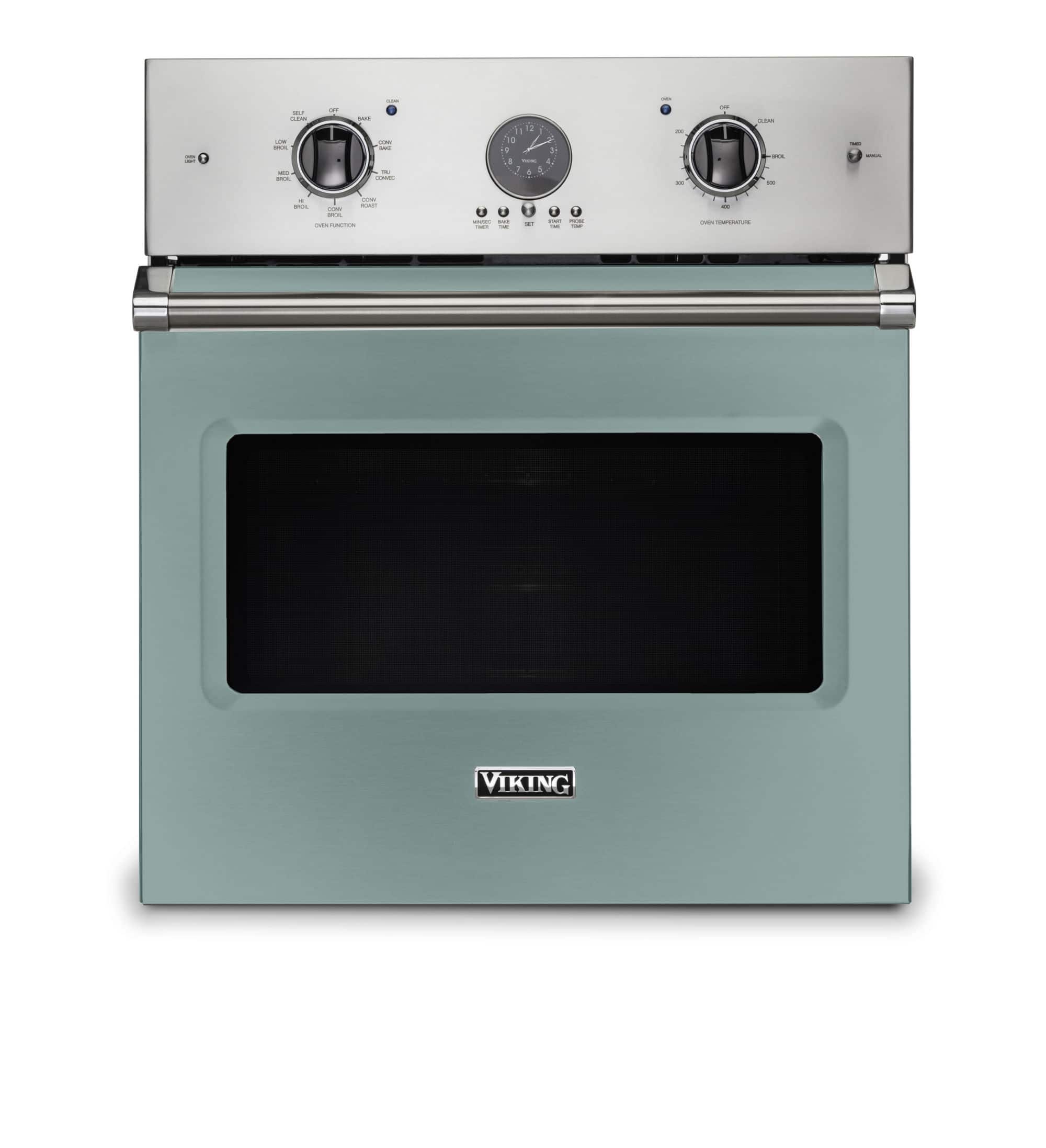 Viking - 27" Built-in Single Electric Convection Wall Oven - Splash - Front_Zoom