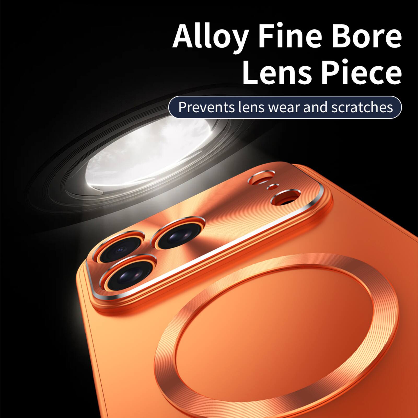 Alloy Fine Bore Lens Piece  
Prevents lens wear and scratches