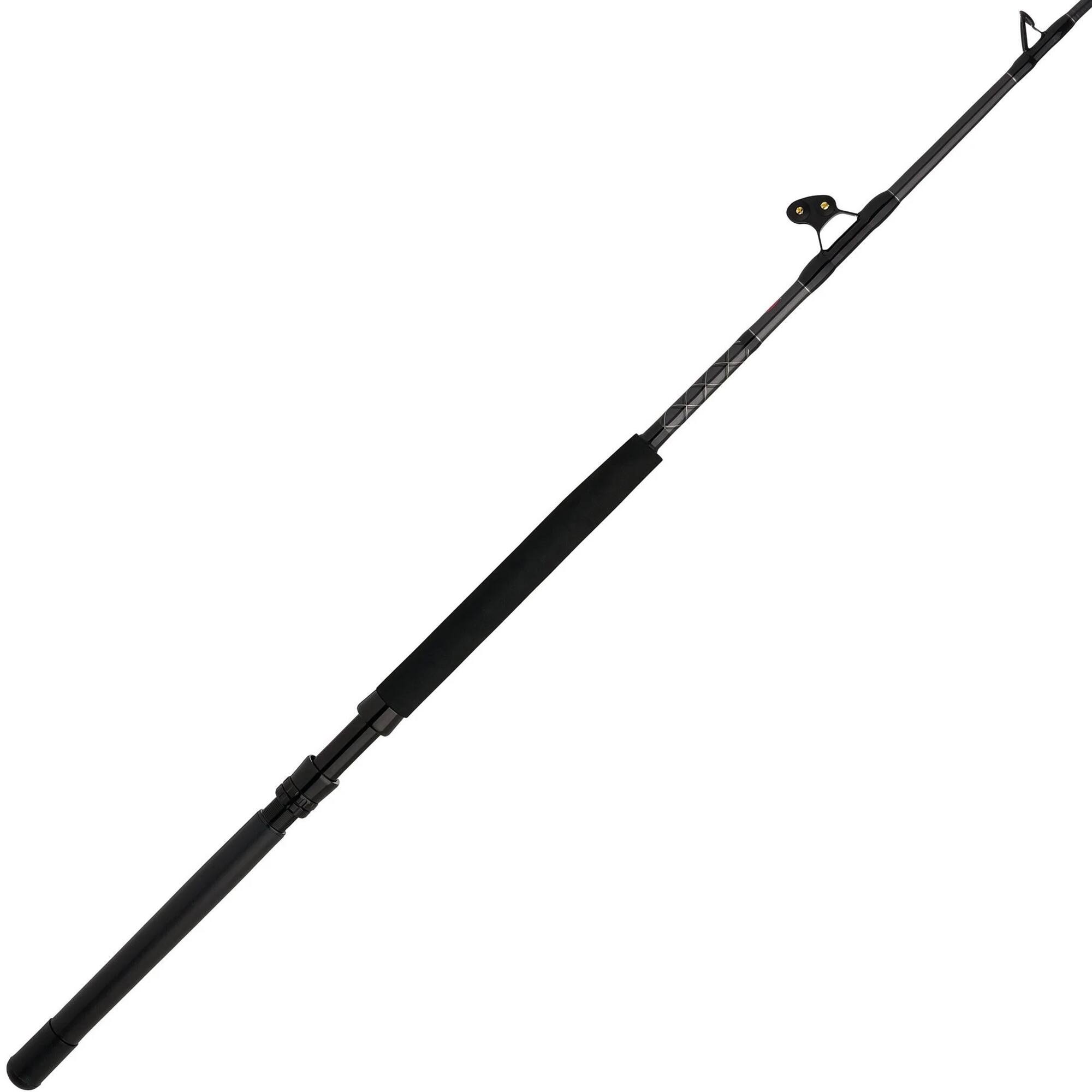 Front. PENN - Penn Ally II Boat Conventional Casting Fishing Rod 6 Feet, up to 80 Lbs, Black - black.