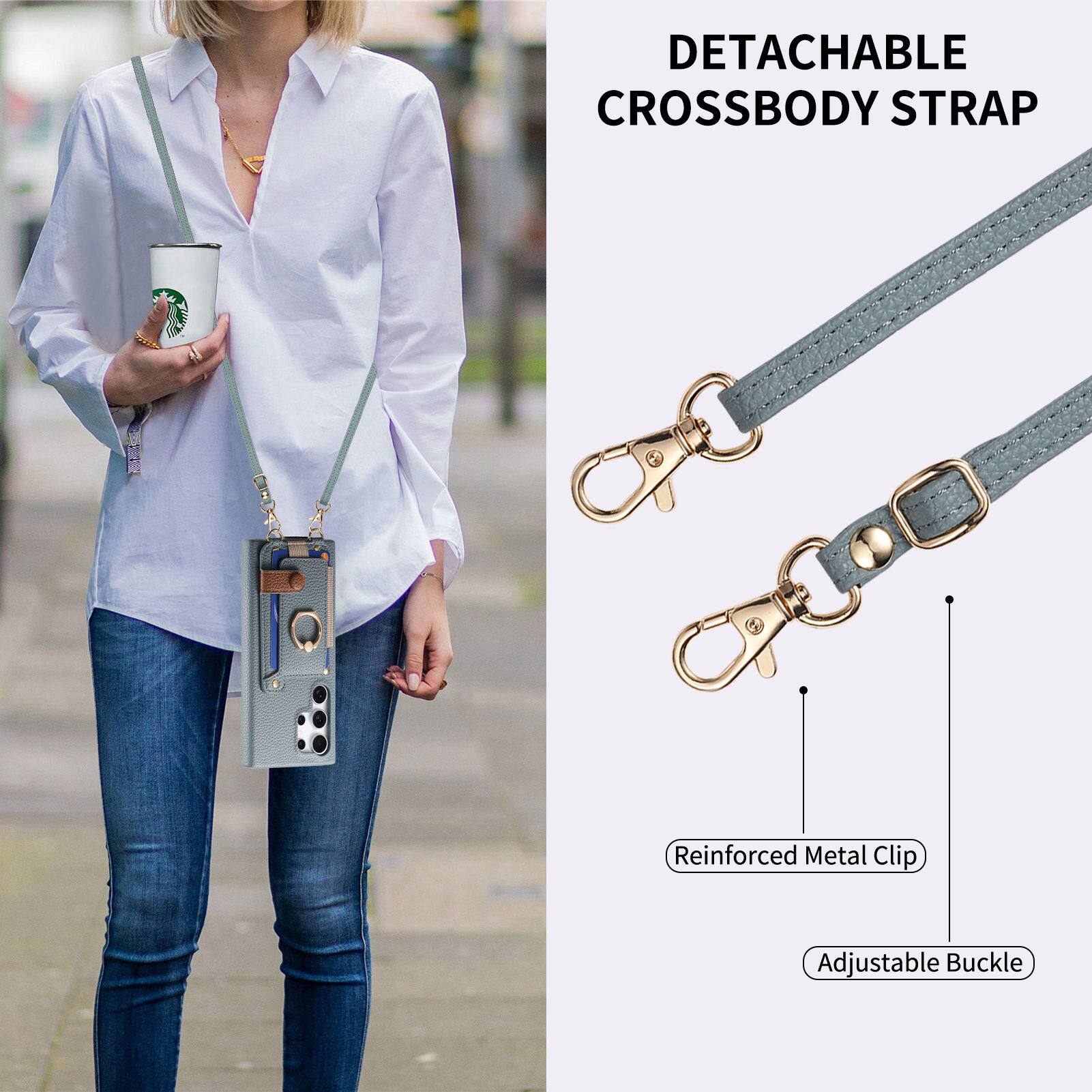 DETACHABLE CROSSBODY STRAP  
Reinforced Metal Clip  
Adjustable Buckle