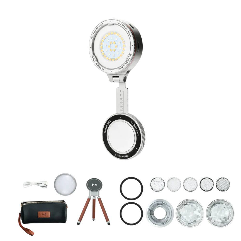 Sure, here is the corrected and grouped text from the image:

**Top Section:**
- WOURT Death Star
- FPS Selector
- MIC Magnetic

**Middle Section:**
- EEO
- Meade
- JWREN
- 1 a 4
- & Sols
- soriows
- Herlewe
- Sol an
- H I
- IN
- NSUR 8

**Bottom Section:**
- (No discernible text, just images of camera accessories)