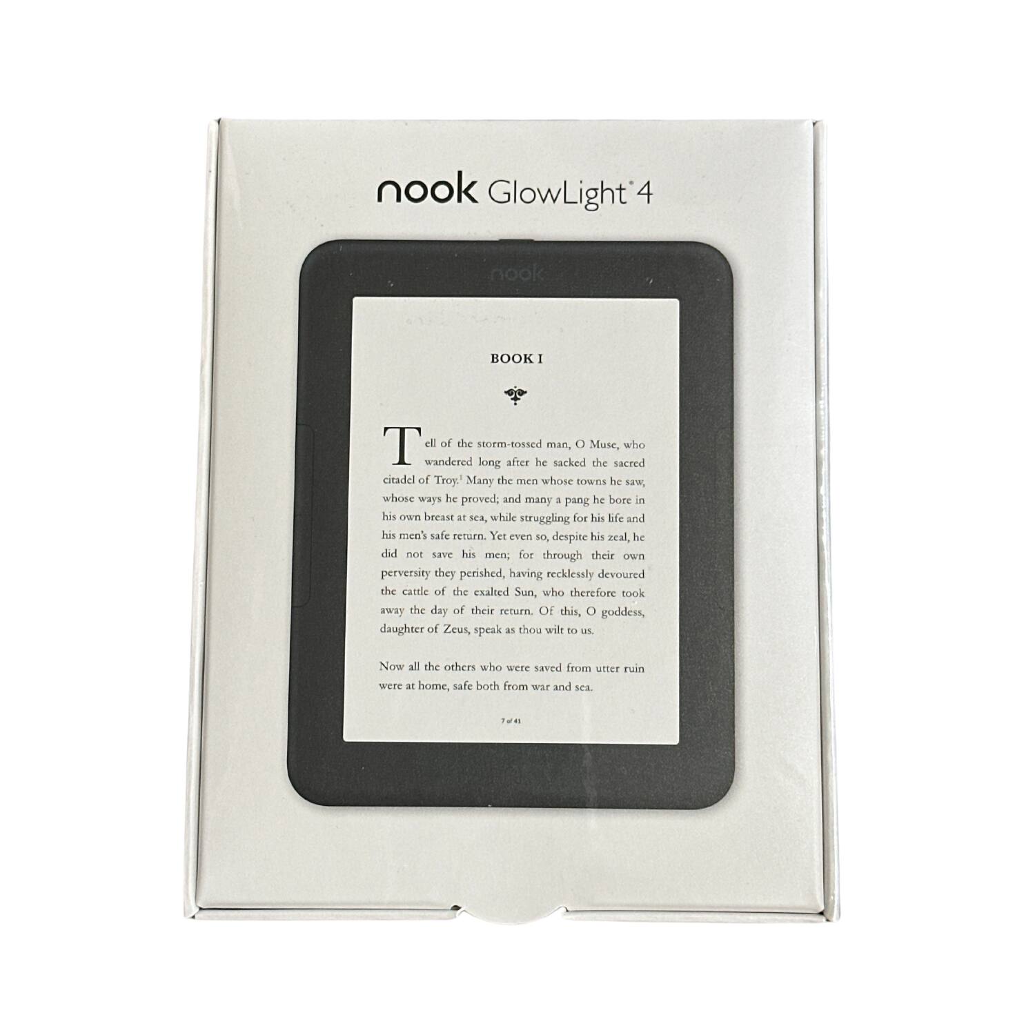 Barnes & Noble - NOOK Glowlight 4 eReader 6" Touchscreen 32GB (BNRV1100) - 2021 - Black