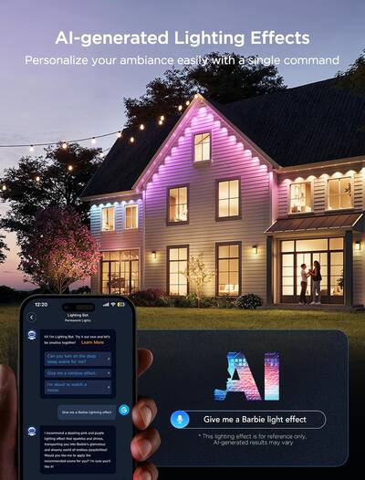 Govee Smart Lichterkette Außen 2, 45M RGBIC Glühbirnen mit Dimmbaren Warmweißen LED Govee Smart Lichterkette Außen 2, 45M RGBIC Glühbirnen mit Dimmbaren Warmweißen LED