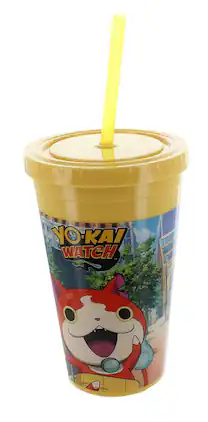 Seven20 - Yo-Kai Watch Jibanyan 13-oz Travel Mug - Yellow