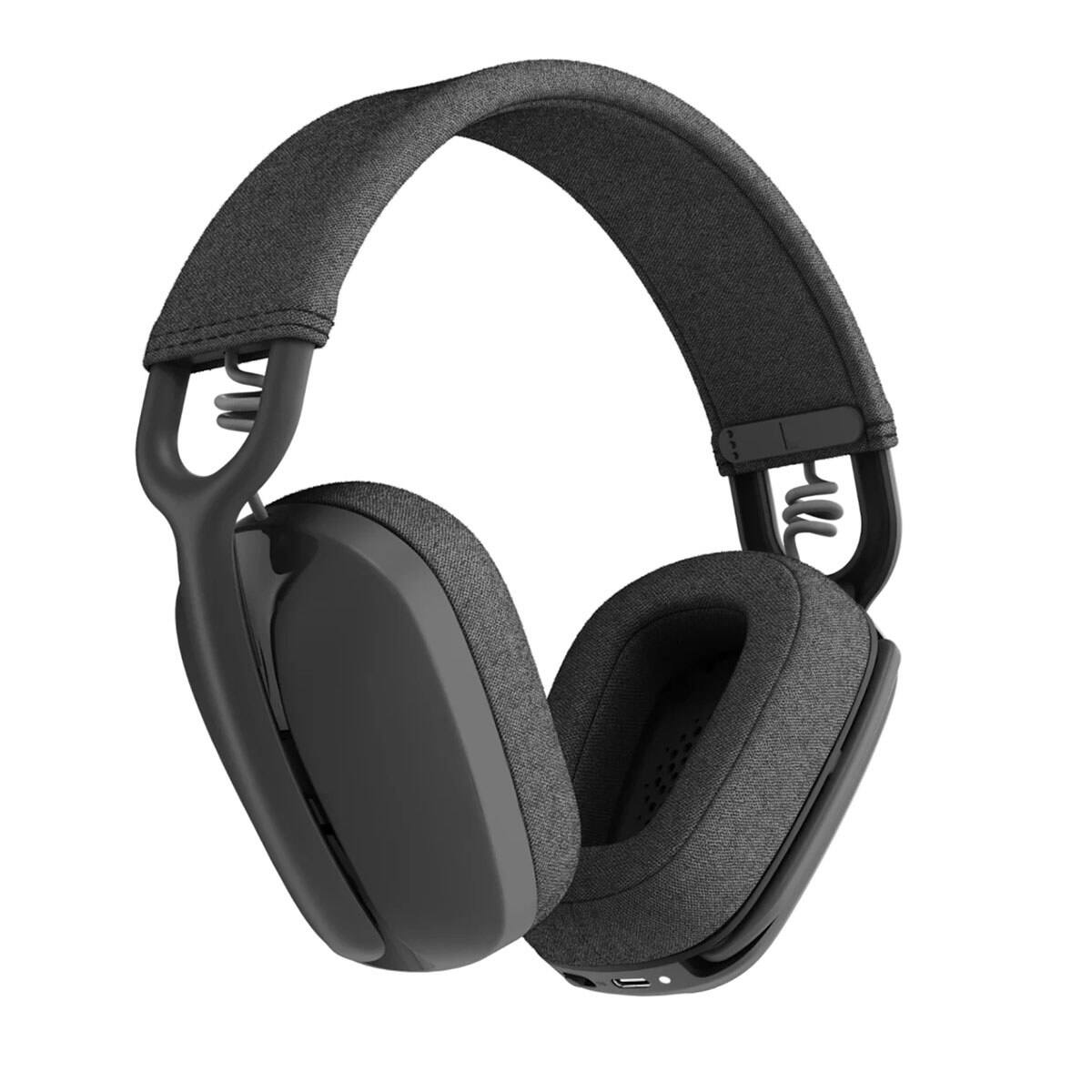 Alt View 7. Logitech - Logitech Zone Vibe Wireless Headset - Microsoft Teams Certification Native Bluetooth headphones - Graphite - Graphite.