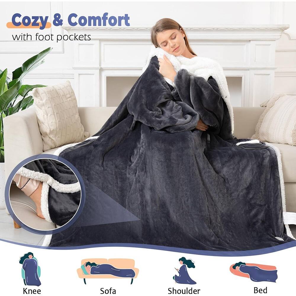 Cozy & Comfort  
with foot pockets  

Knee  
Sofa  
Shoulder  
Bed