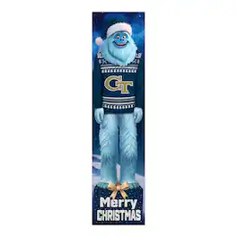 Fan Creations - Georgia Tech Yellow Jackets 48" Yeti Christmas Leaner - Multicolor
