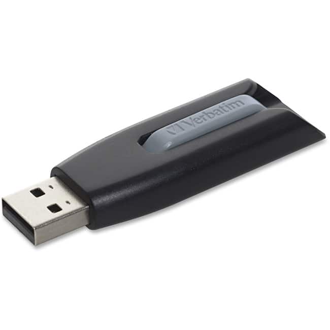 Verbatim - 256GB Store 'n' Go&reg; V3 USB 3.2 Gen 1 Flash Drive - 256GB - Gray