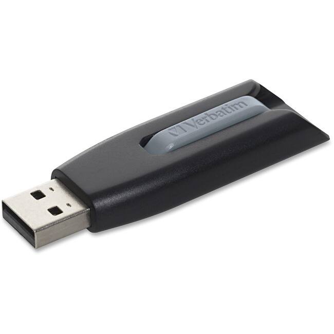 Verbatim - 256GB Store 'n' Go® V3 USB 3.2 Gen 1 Flash Drive - 256GB - Gray