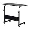 Front. Winado - 31.5" Home Side Table Sofa End Cart Laptop PC Rolling Computer Desk Stand Coffee Tray Hight Adjustable 27.5"- 37.8" - Black.