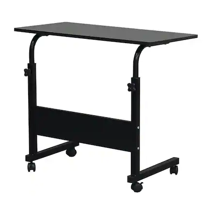 Front. Winado - 31.5" Home Side Table Sofa End Cart Laptop PC Rolling Computer Desk Stand Coffee Tray Hight Adjustable 27.5"- 37.8" - Black.