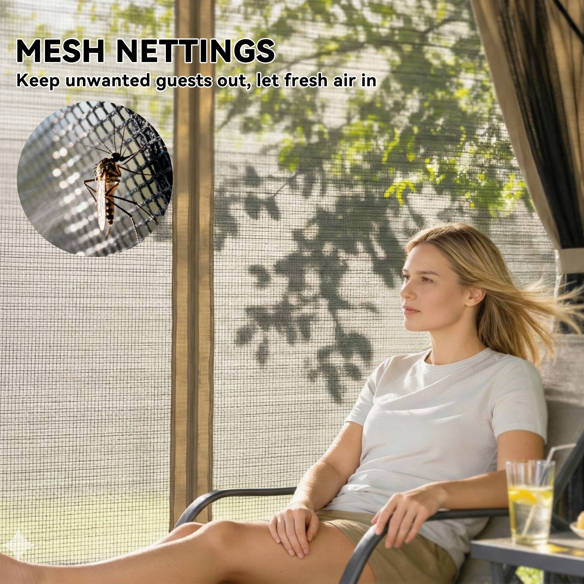 MESH NETTINGS  
Keep unwanted guests out, let fresh air in