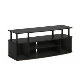 Furinno - JAYA Large Entertainment Center Hold up to 55-IN TV - Blackwood