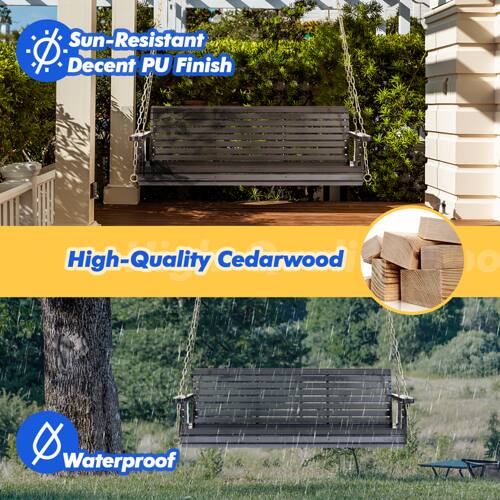 Sun-Resistant  
Decent PU Finish  
High-Quality Cedarwood  
Waterproof