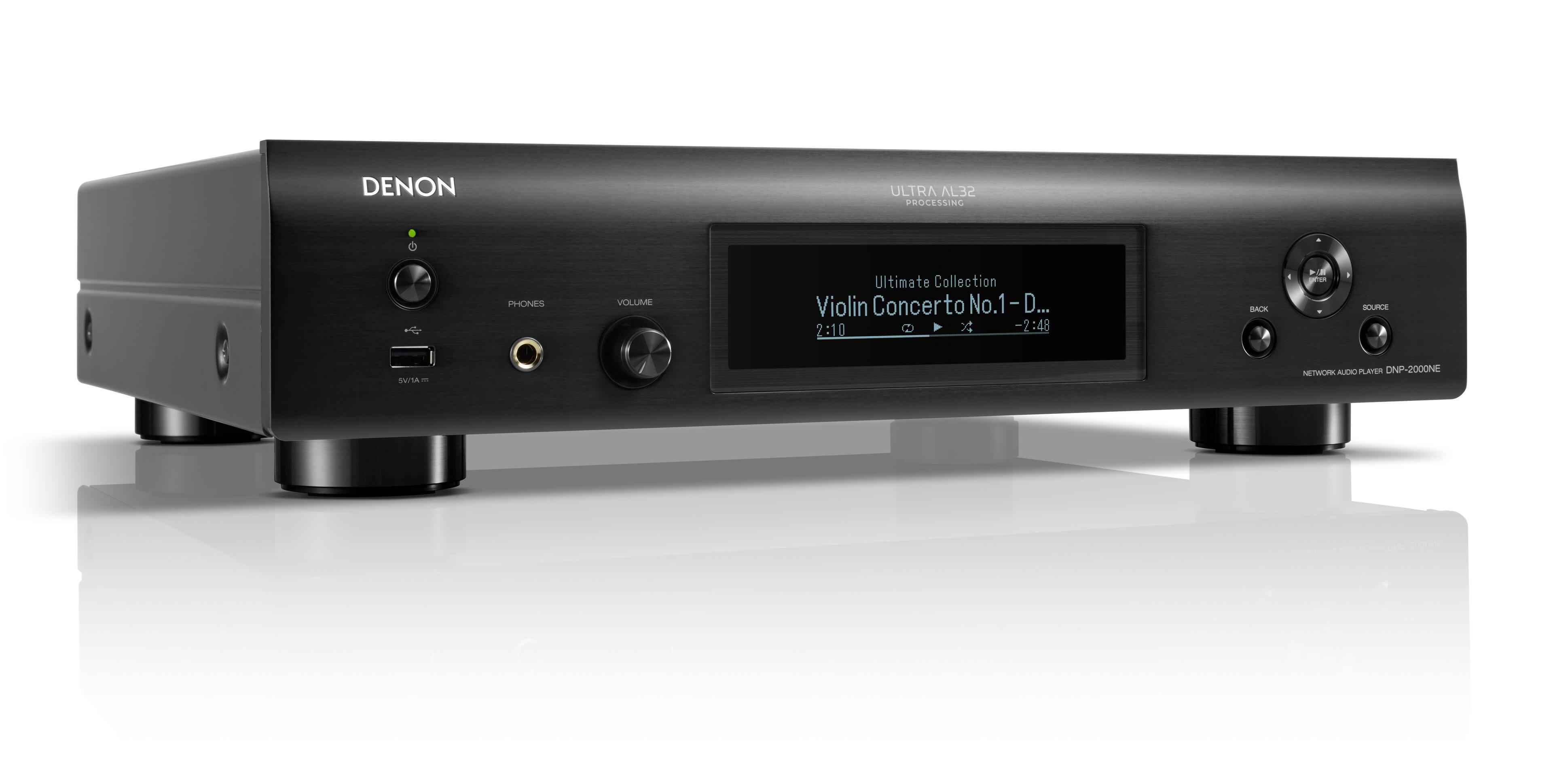 Angle. Denon - DNP-2000NE Network Audio Player with HEOS, Alexa Compatible - Black.