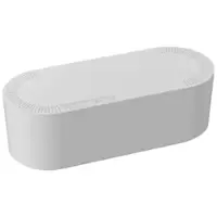D-Line - Large Cord Organizer Box - White - Front_Zoom