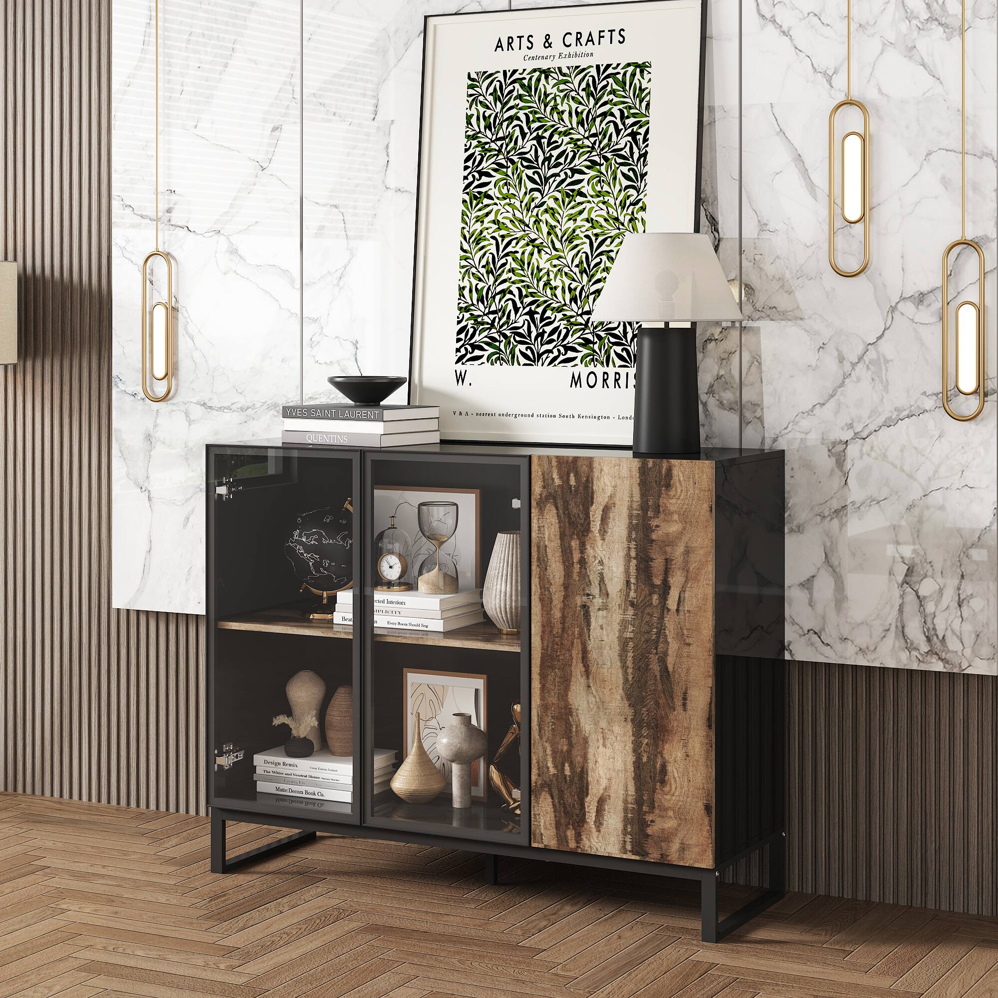 ARTS & CRAFTS  
Craftsman Exhibition  

W. MORRI  
Underground Studios Fifth Avenue, London  

YVES SAINT LAURENT  
QUENTINS  

Aesthetics  
Lasa QUENTINS  

jea d'eno