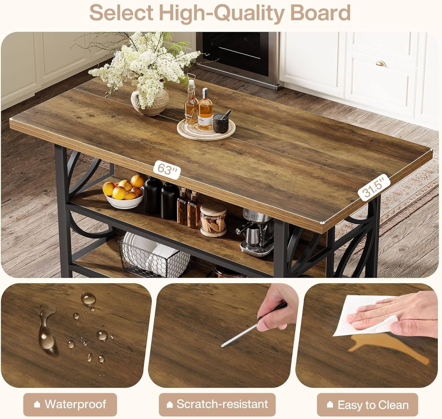 Select High-Quality Board

63" x 31.5"

Waterproof
Scratch-resistant
Easy to Clean