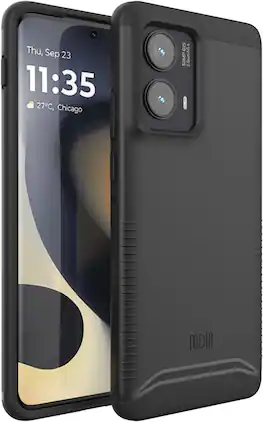 TUDIA - Merge for Motorola Edge 2024 Case 5G Drop tested - Matte Black