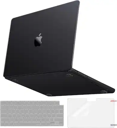 Front. mosiso - 3-in-1 Kit Case for MacBook Pro 16 inch 2026-2021 A3429 A3428 A3403 A3186 A2991 A2780 A2485 - Space Black Clear.