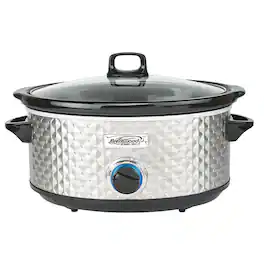 Brentwood - Select 7 Quart Slow Cooker - Silver