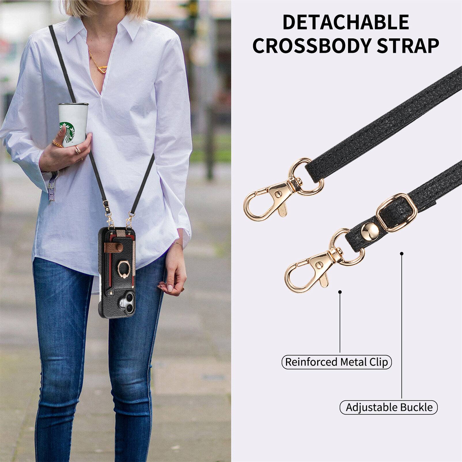 DETACHABLE CROSSBODY STRAP  
Reinforced Metal Clip  
Adjustable Buckle