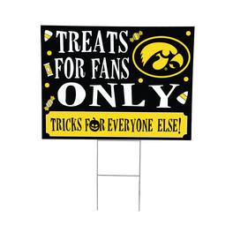 Evergreen Enterprises - Iowa Hawkeyes 18" x 24" Halloween Treats Outdoor Yard Sign - Multicolor