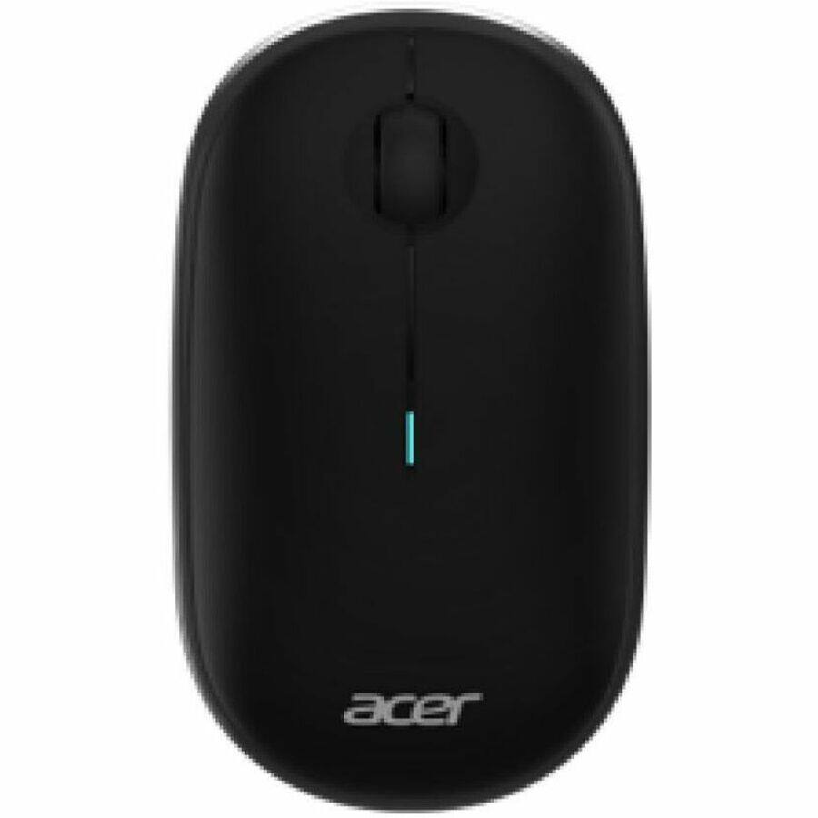 Alt View 5. Acer - Acer AMR100 Mouse - Optical - Wireless - 32.81 ft - Radio Frequency - 2.40 GHz - Black - 1600 dpi - Scroll Wheel - 3 - Black.