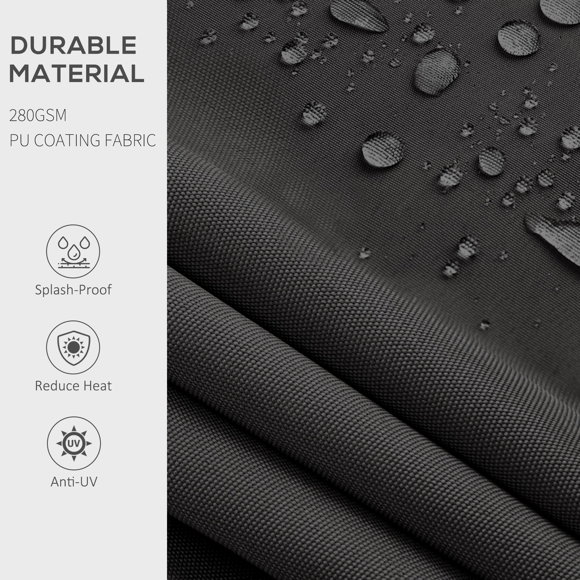 DURABLE MATERIAL 280GSM PU COATING FABRIC

Splash-Proof
Reduce Heat
Anti-UV