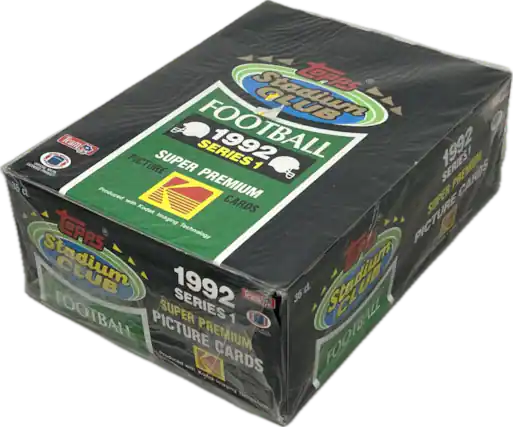 Topps Stadium Club
Football
1992 Series 1
Super Premium Picture Cards
Produced with Kodak Imaging Technology
36 ct.