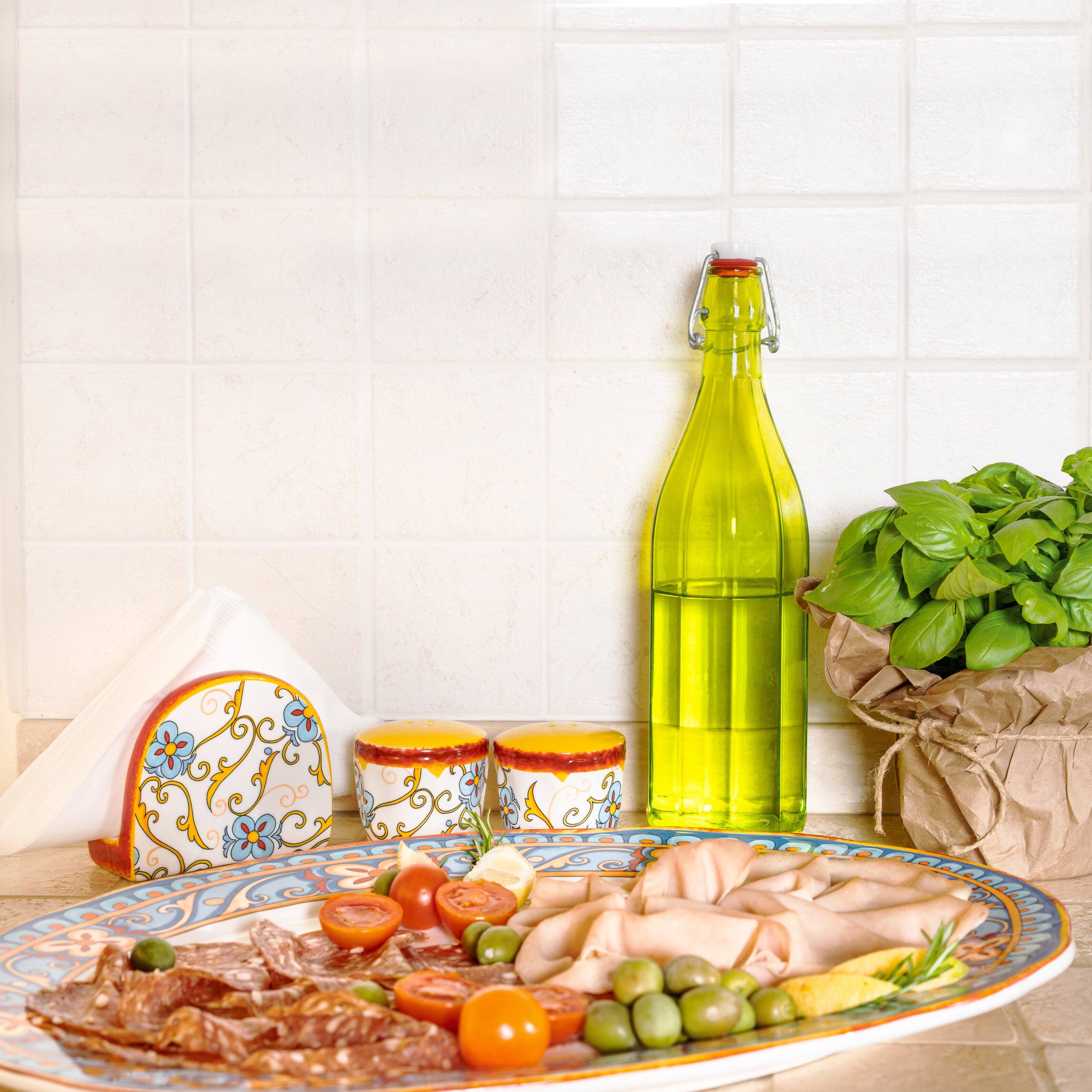 Alt View 2. Euro Ceramica Home - Duomo 3-Piece Breakfast Accessory Set - gold.