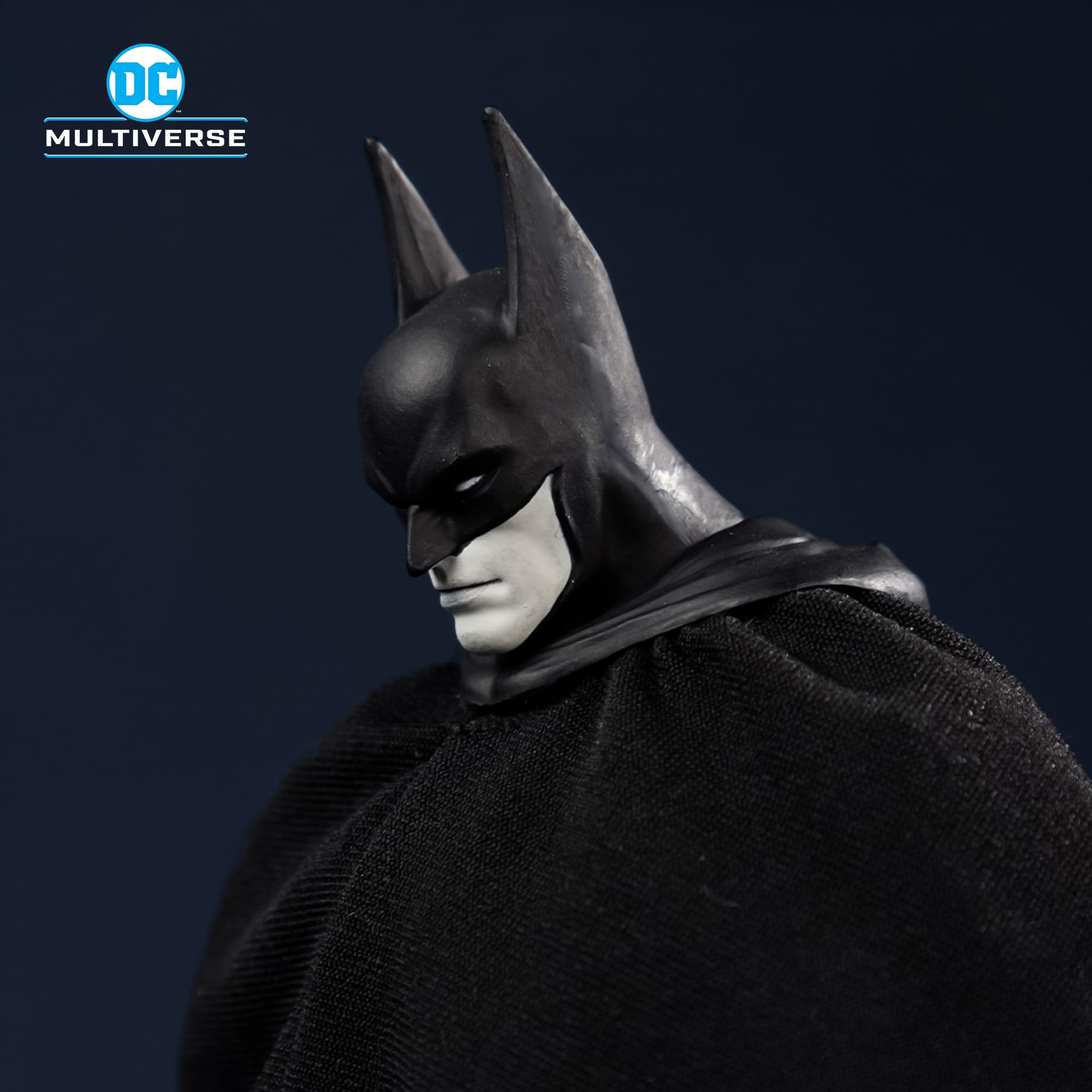 Alt View 10. McFarlane Toys - DC Multiverse Batman: Year Two Figure | Gold Label Batman BW Accent Edition - Black.