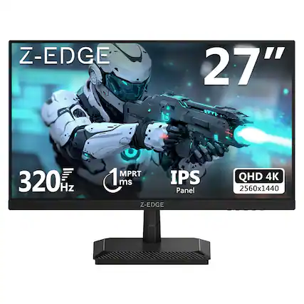Z-EDGE 27" 320Hz 1ms MPRT IPS Panel QHD 4K 2560x1440