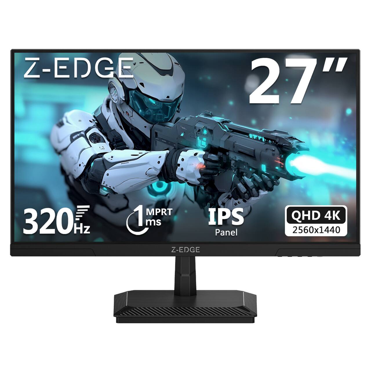 Z-EDGE 27" 320Hz 1ms MPRT IPS Panel QHD 4K 2560x1440