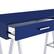 Alt View 16. OSP Home Furnishings - Vivid 2 Drawer Desk - Lapis Blue/Chrome.