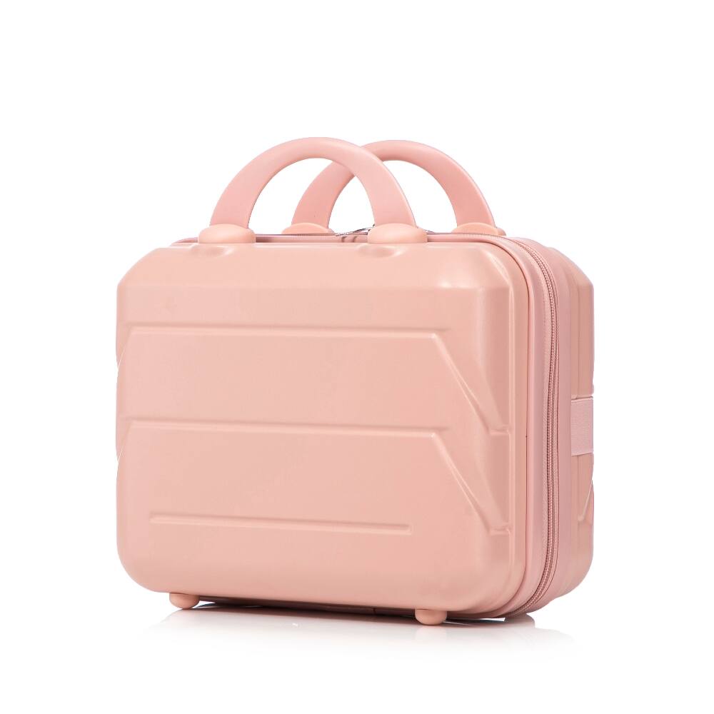 Alt View 1. Ropilly - Ropilly Pink Luggage Set with Cosmetic Case 20 Inch Carry On Luggage ABS Hard Shell - Pink.