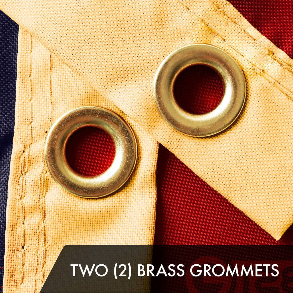 TWO (2) BRASS GROMMETS