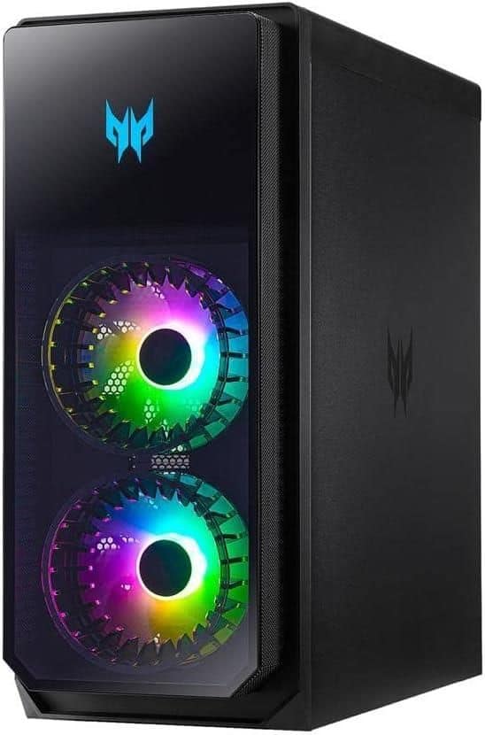 Refurbished Excellent - Refurbished Acer Predator Orion 7000 I7 14700KF RTX 4080 16GB RAM 1TB SSD Windows 11 Pro Gaming Desktop - Black