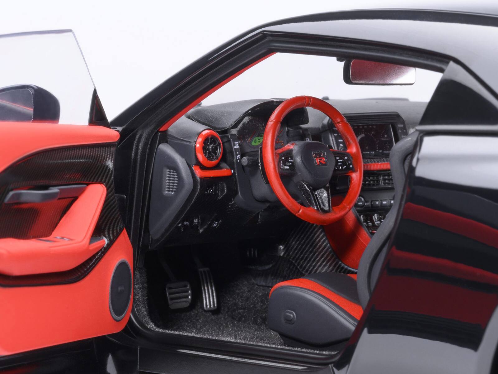 Back. Autoart - Nissan GT-R50 By ItalDesign Black and Matt Black 1/18 Model Car by Autoart - Matt Black.