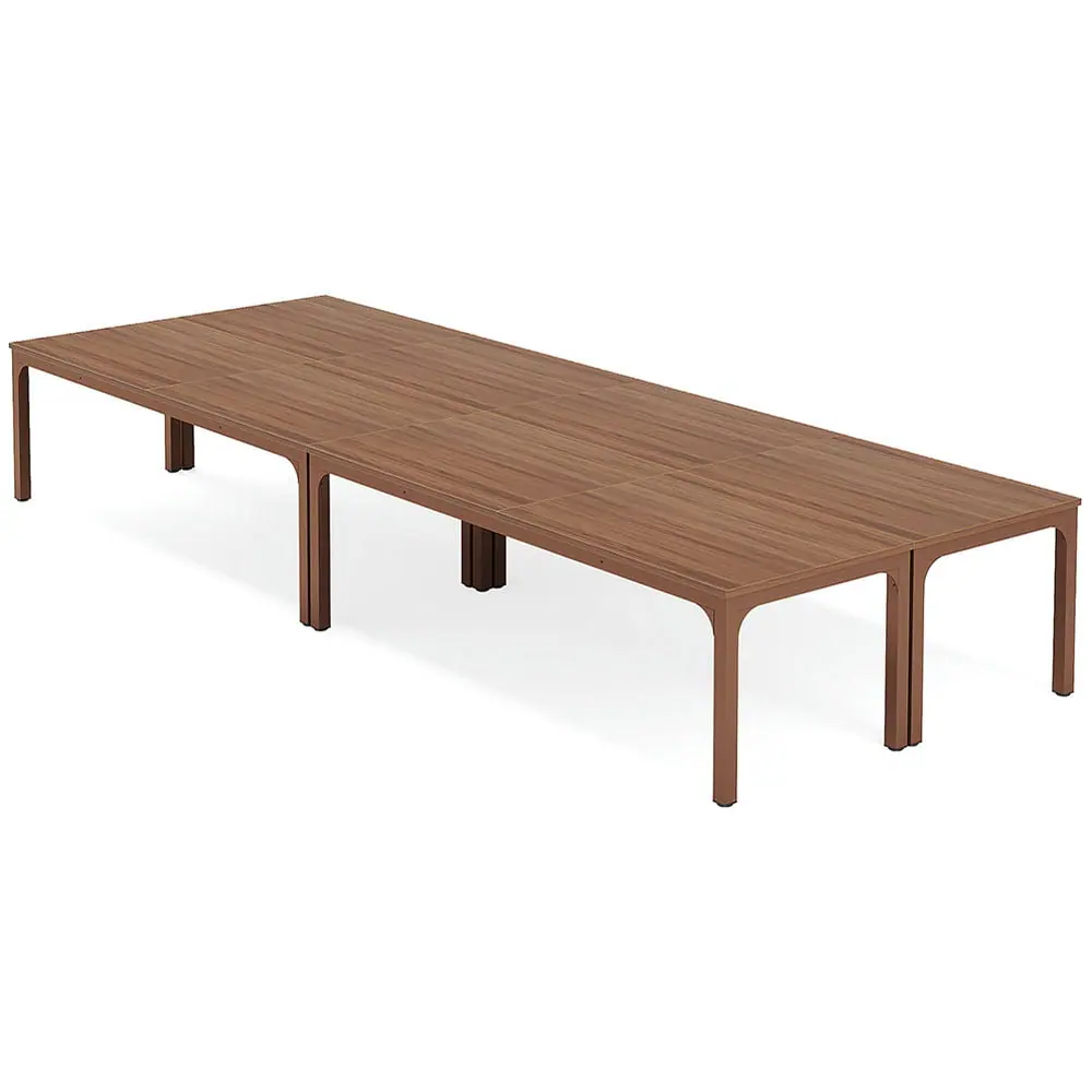 Left. Kadyn - Kadyn Dining Table, Living Room Table Rectangular, 78 inch Long Kitchen Table for 6-8 People,Brown - Brown.