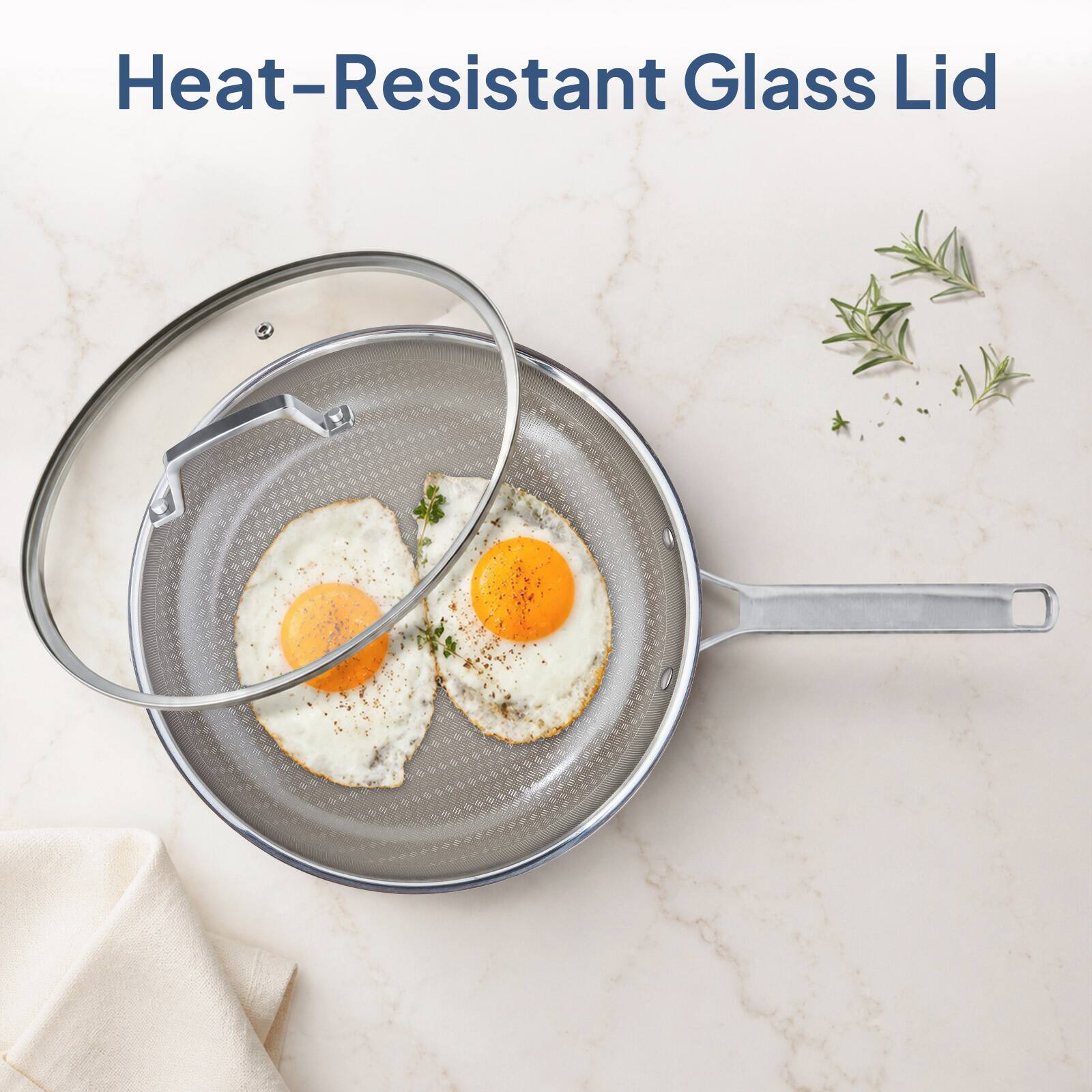 Heat-Resistant Glass Lid
