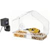 Front. CoolFly - Coolfly x Freeseason - 2K HD Smart Window Bird Feeder with Camera with AI ID and Suction Mount - House Shape.