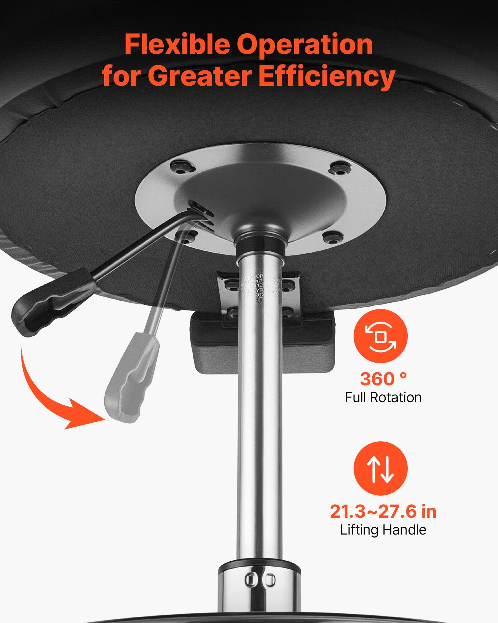 Flexible Operation for Greater Efficiency  
G 360 Full Rotation  
21.3~27.6 in Lifting Handle