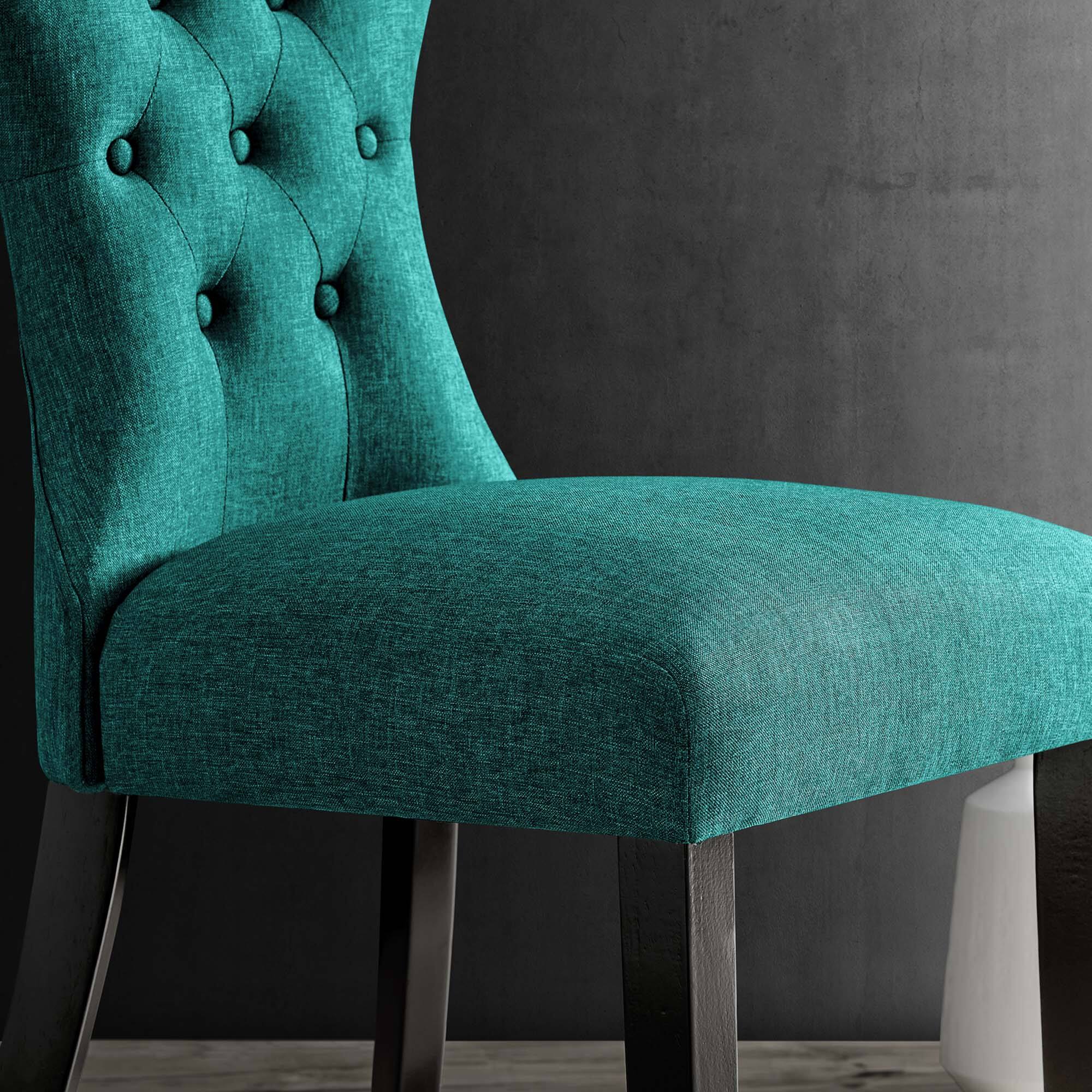 Back. Modway - Silhouette Dining Side Chair by Modway - Teal.