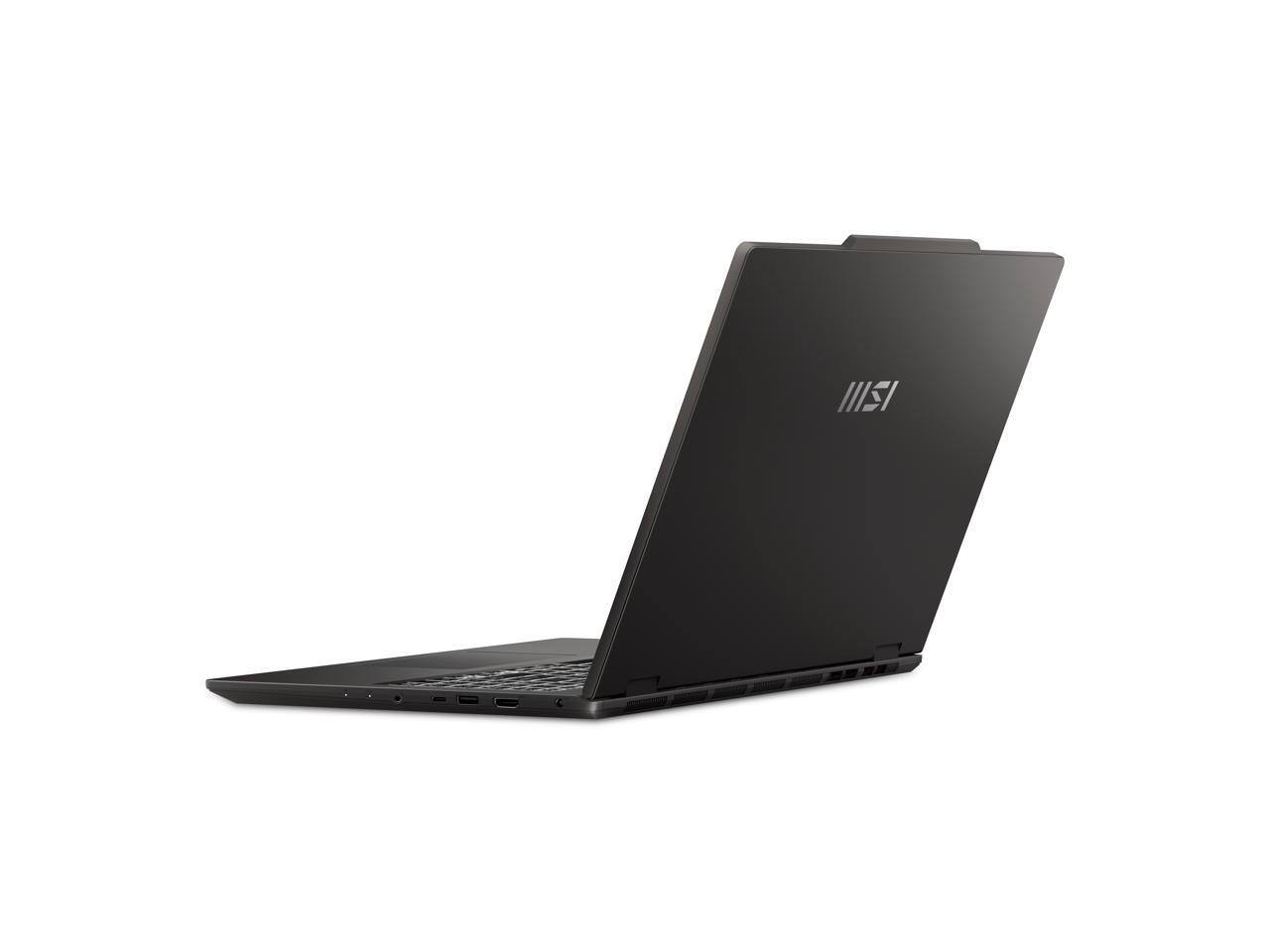 Alt View 9. MSI - MSI VenturePro 16 16” FHD+ Touchscreen Laptop - Intel Core 7 240H 2024 - RTX 5050 - 32GB RAM - 1TB Storage - Solid Gray.