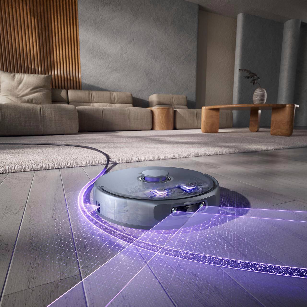Alt View 1. Narwal - Freo Z Ultra Robot Vacuum - Grey.