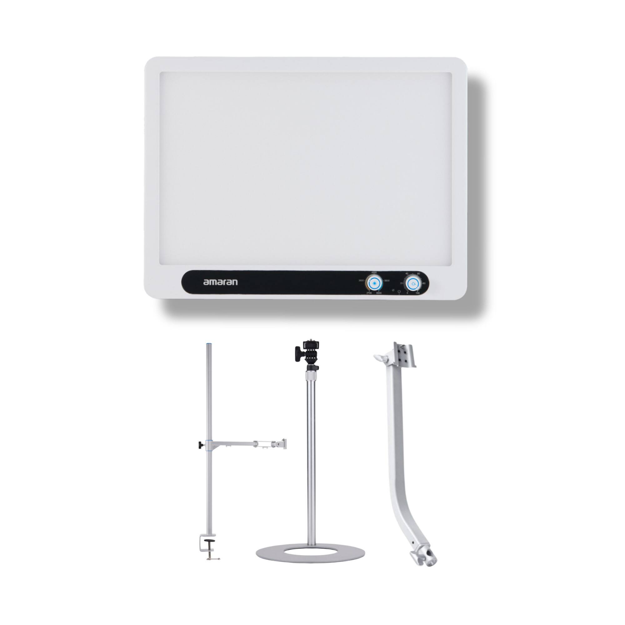 Angle. Amaran - Amaran Verge Edge-Lit LED Panel Light Flicker-Free (White, US) Bundle.