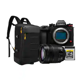 Panasonic - LUMIX S1II Full-Frame Mirrorless Camera Bundle with Accessories